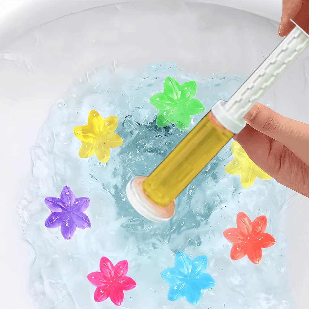 🔥Hot Sale🚽72 Flowers Toilet Cleaner Gel Stamp - Image 7