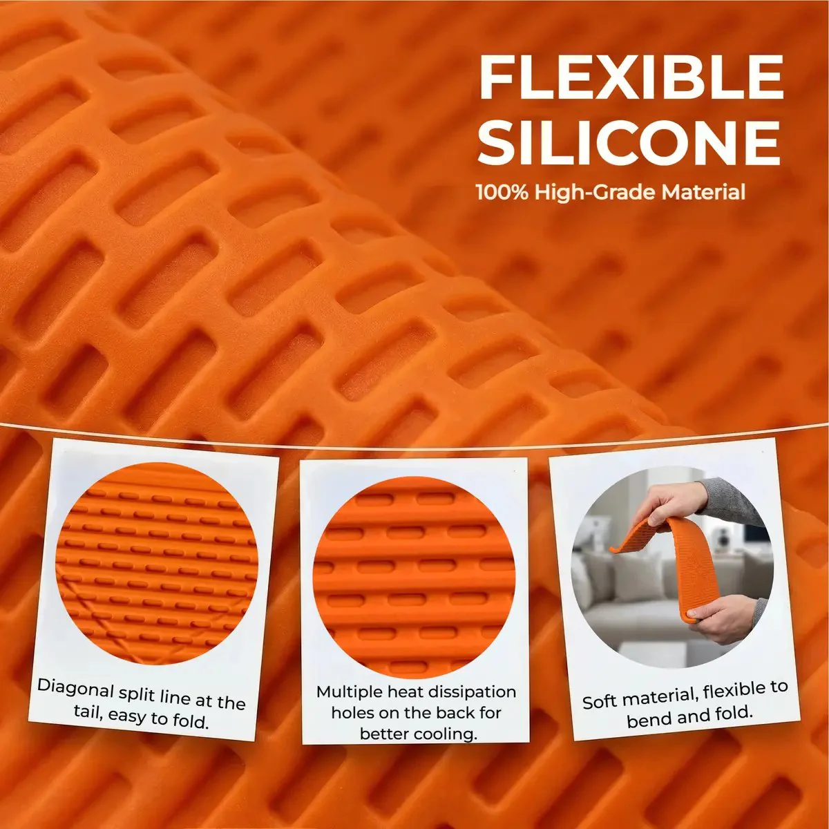 Foldable Silicone Aluminum Holder - Secure, Ergonomic Device Mount for Everywhere - Image 4