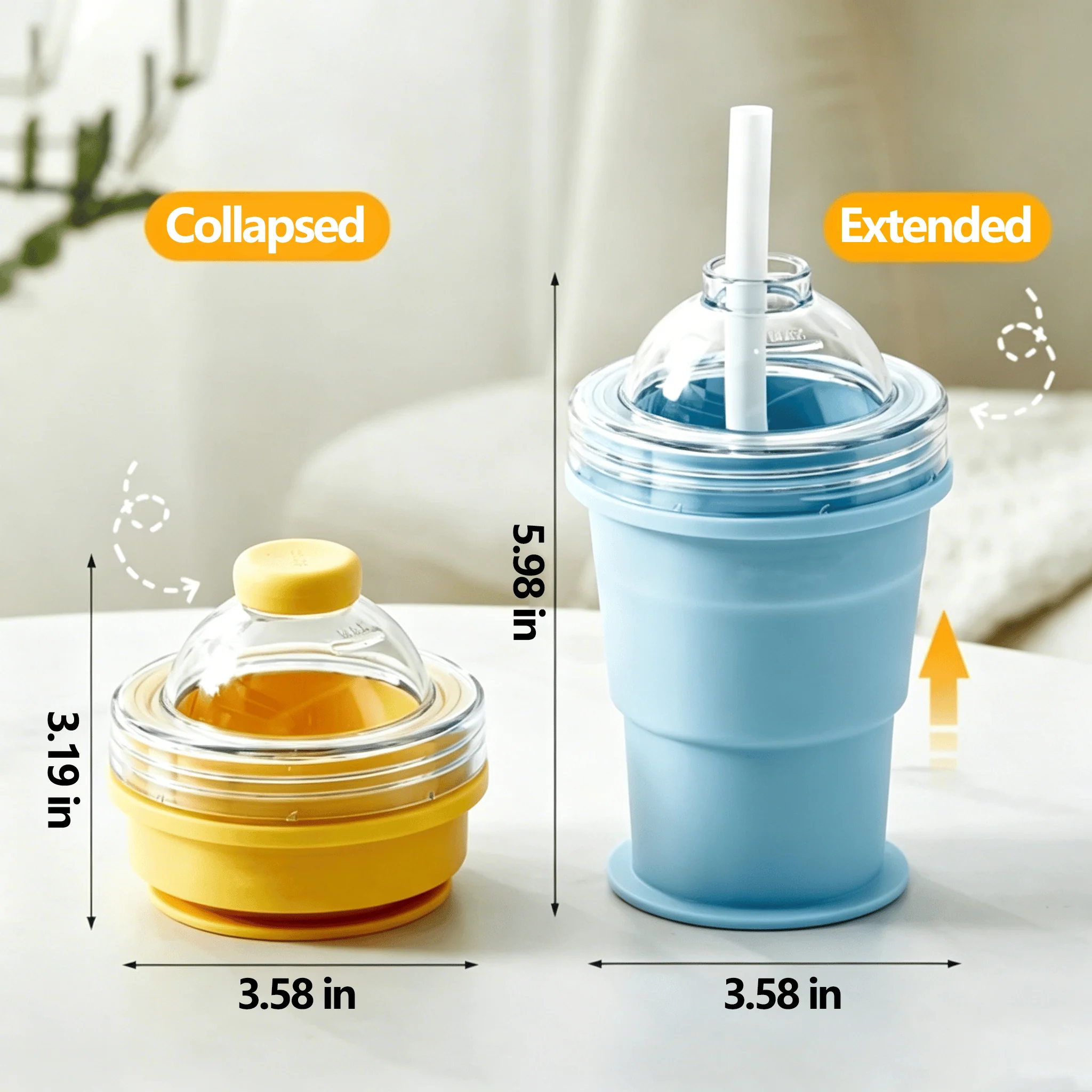 🧊 Foldable Silicone Ice Ball Drink Cup - Image 14