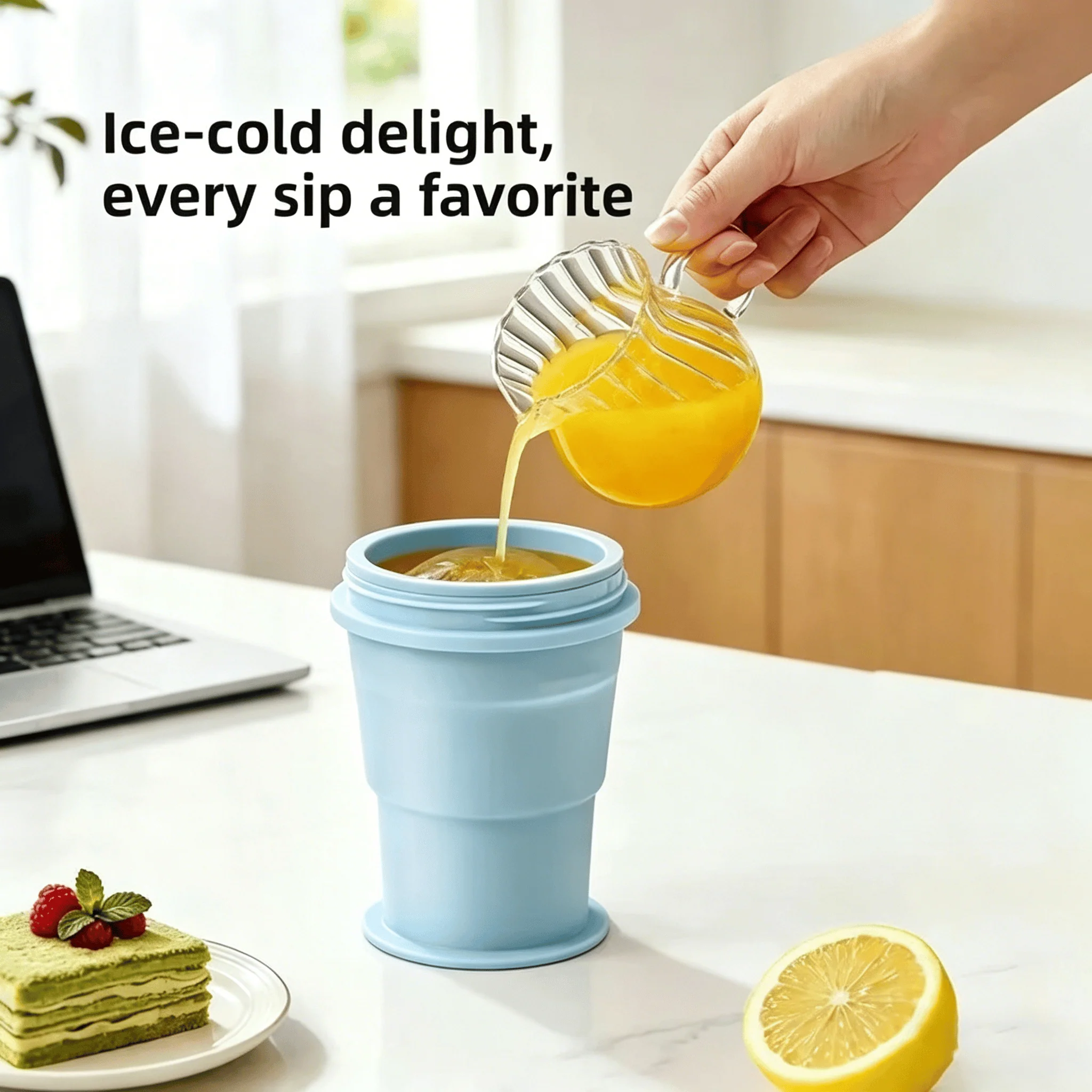 🧊 Foldable Silicone Ice Ball Drink Cup - Image 15