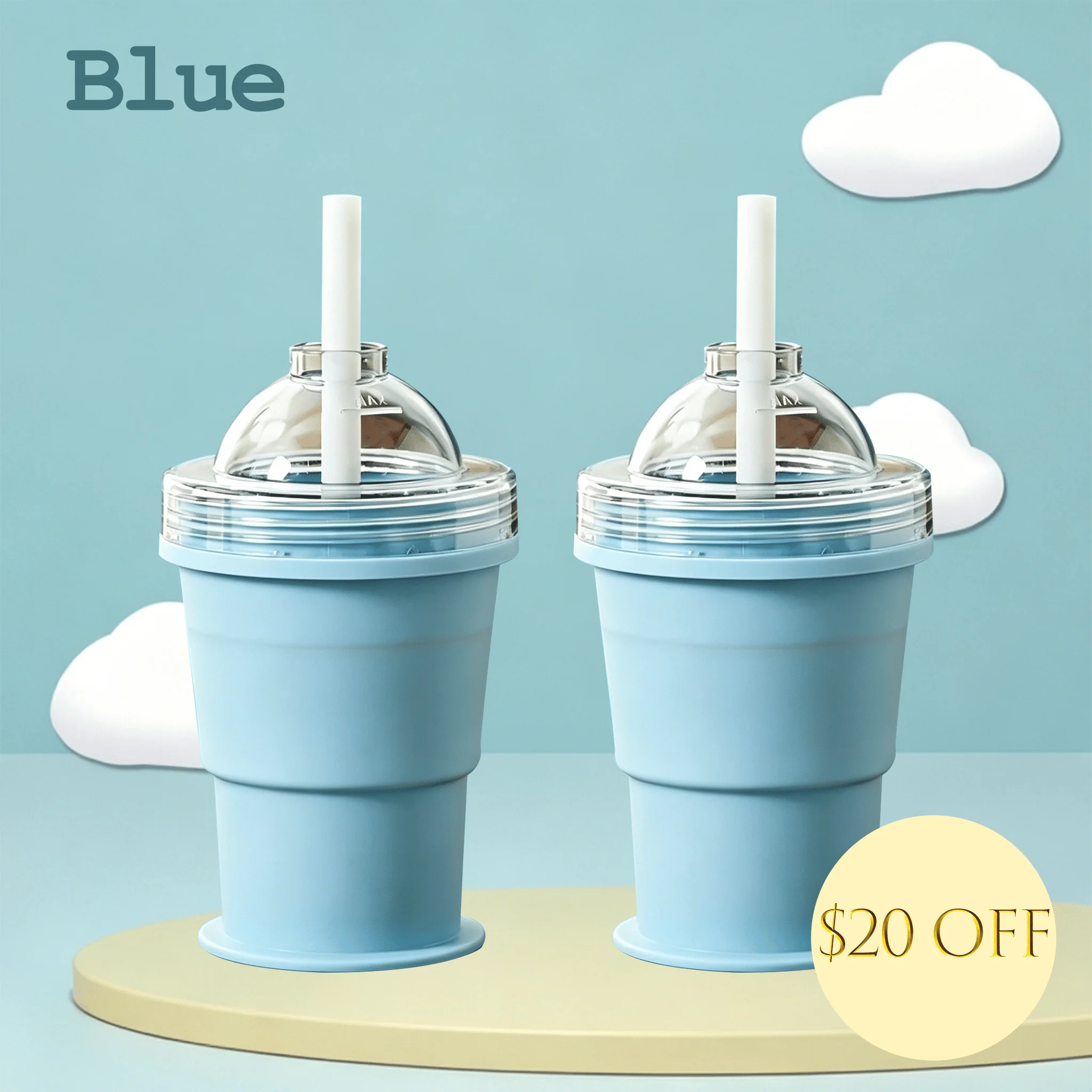 🧊 Foldable Silicone Ice Ball Drink Cup - Image 18