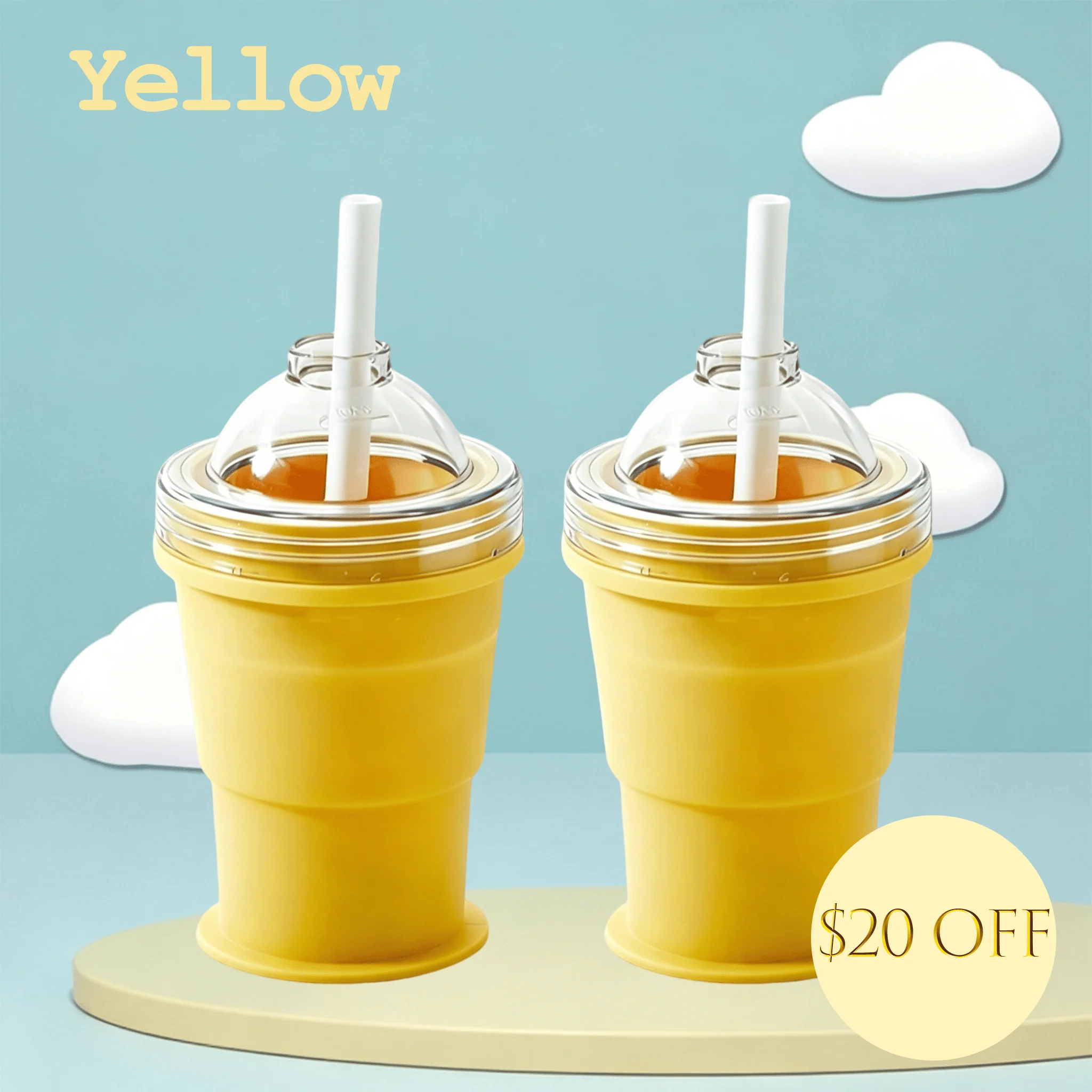 🧊 Foldable Silicone Ice Ball Drink Cup - Image 20