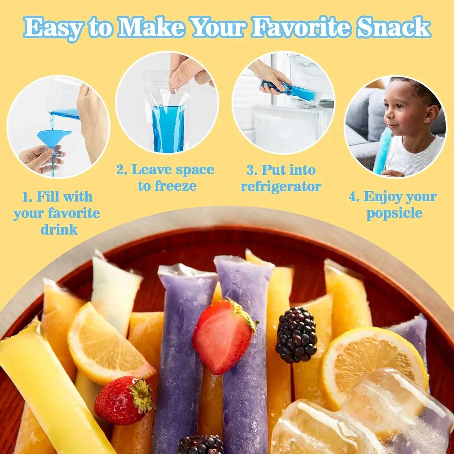 Food-grade disposable popsicle bags - Image 2