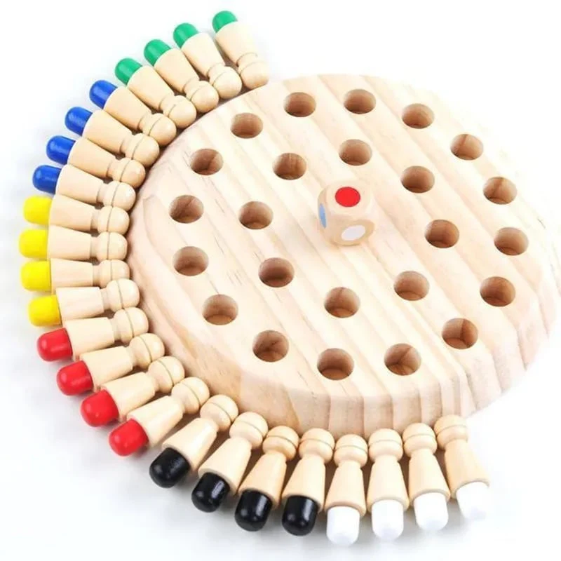 Wooden Memory Match Stick Chess - Image 2