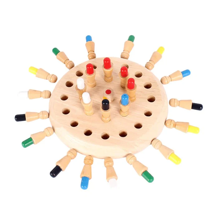 Wooden Memory Match Stick Chess - Image 3