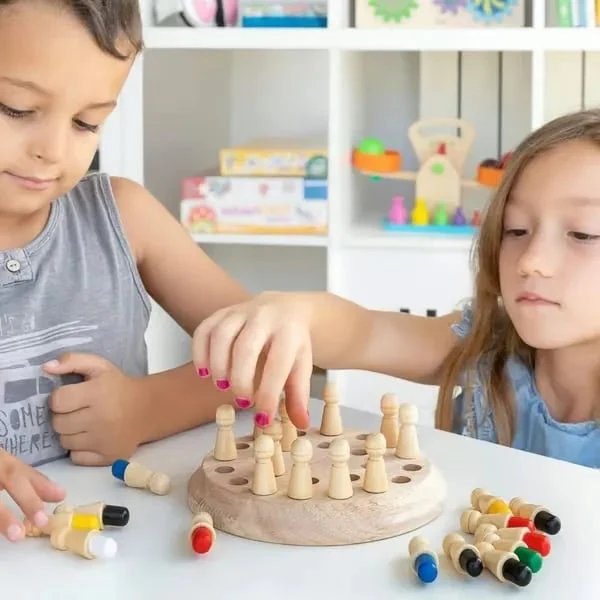 Wooden Memory Match Stick Chess - Image 5