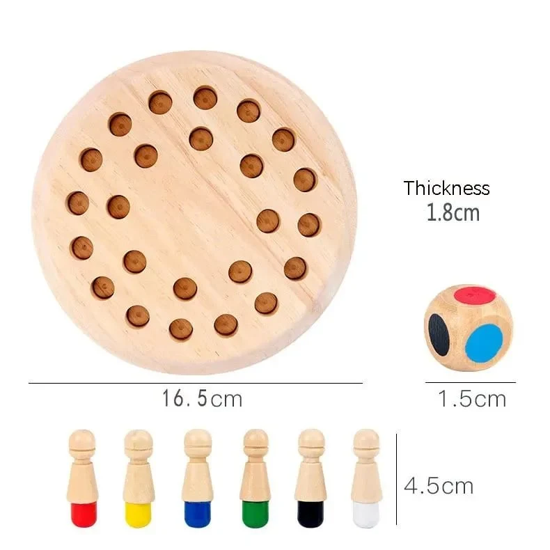 Wooden Memory Match Stick Chess - Image 7