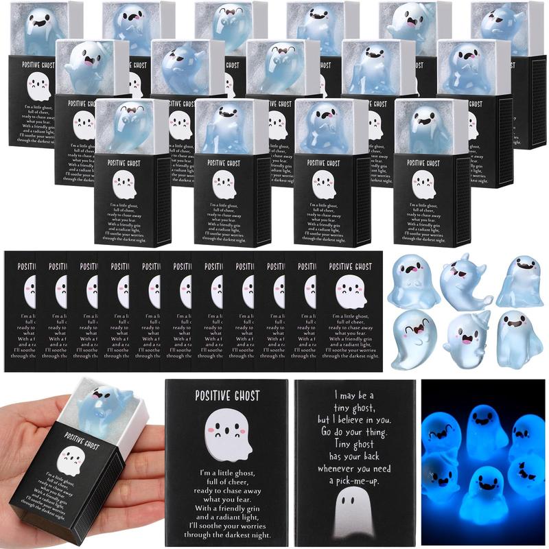 🎃Halloween Sale 50% OFF👻Glow in the Dark Mini Ghost Figures with Box - Image 3