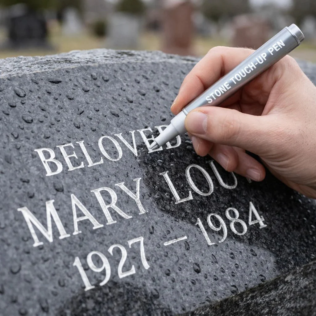 Golden Tombstone Marker Pen for Restoring Faded Grave Inscriptions - Image 12