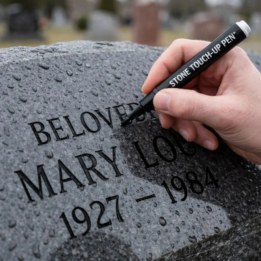 Golden Tombstone Marker Pen for Restoring Faded Grave Inscriptions - Image 13