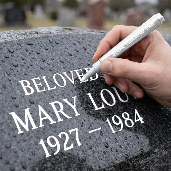 Golden Tombstone Marker Pen for Restoring Faded Grave Inscriptions - Image 15