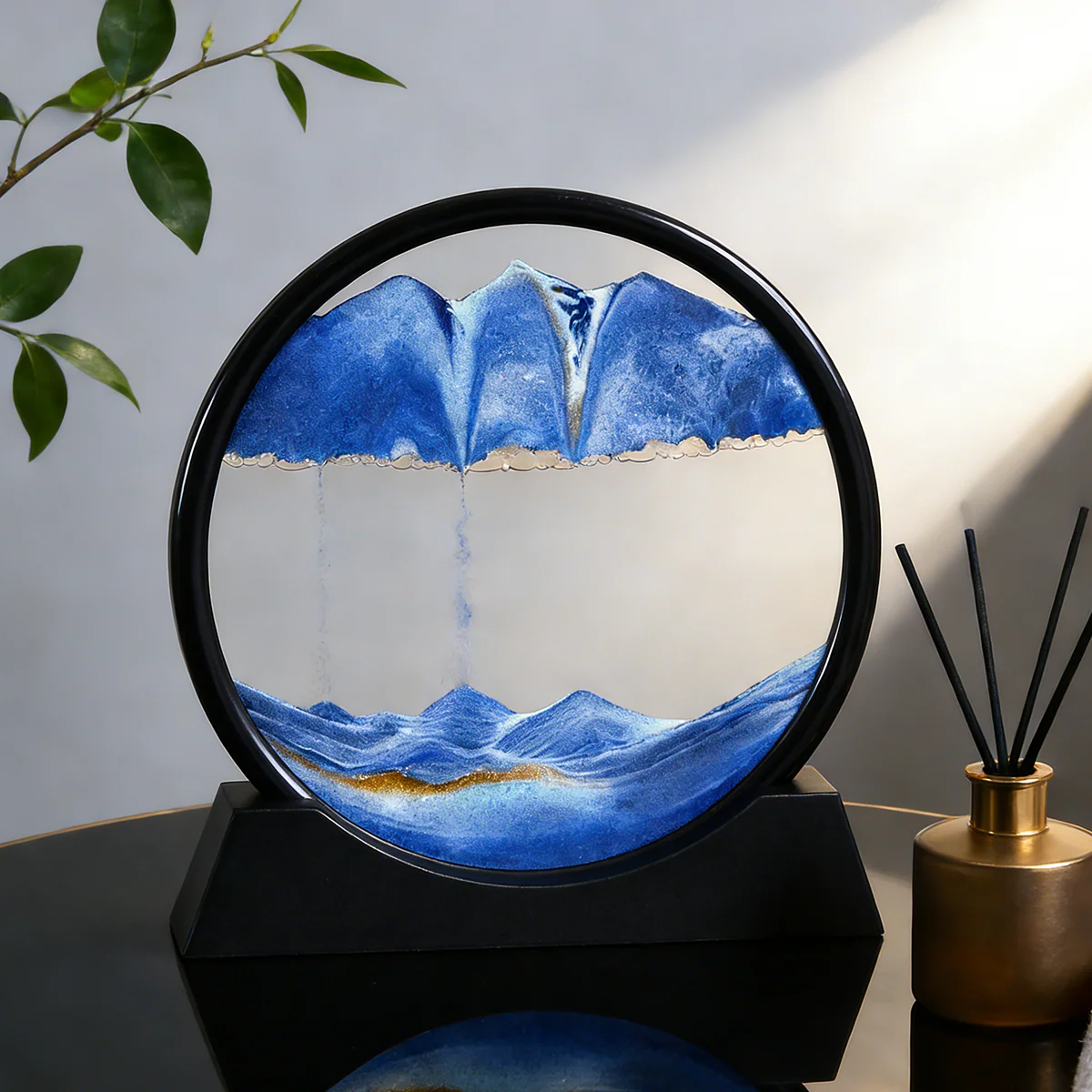 A Masterpiece in Motion: Elegant Sand Art Decor - Image 4