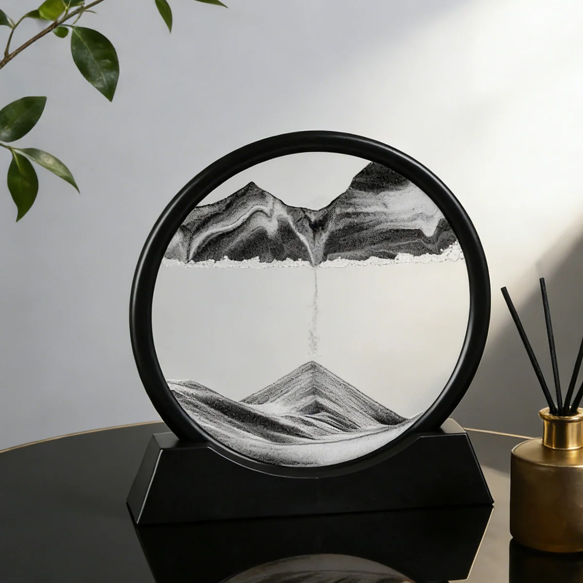 A Masterpiece in Motion: Elegant Sand Art Decor - Image 5