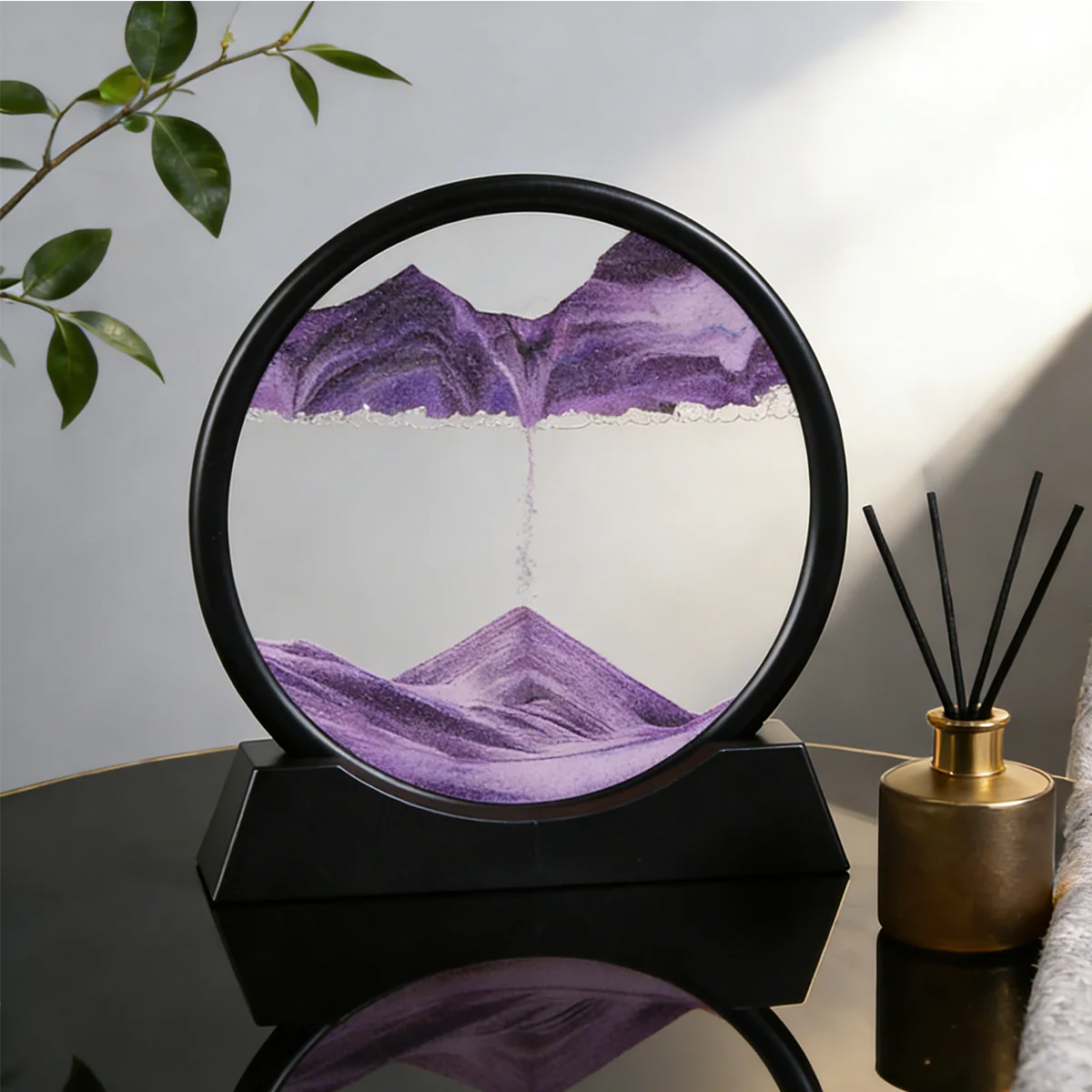 A Masterpiece in Motion: Elegant Sand Art Decor - Image 6