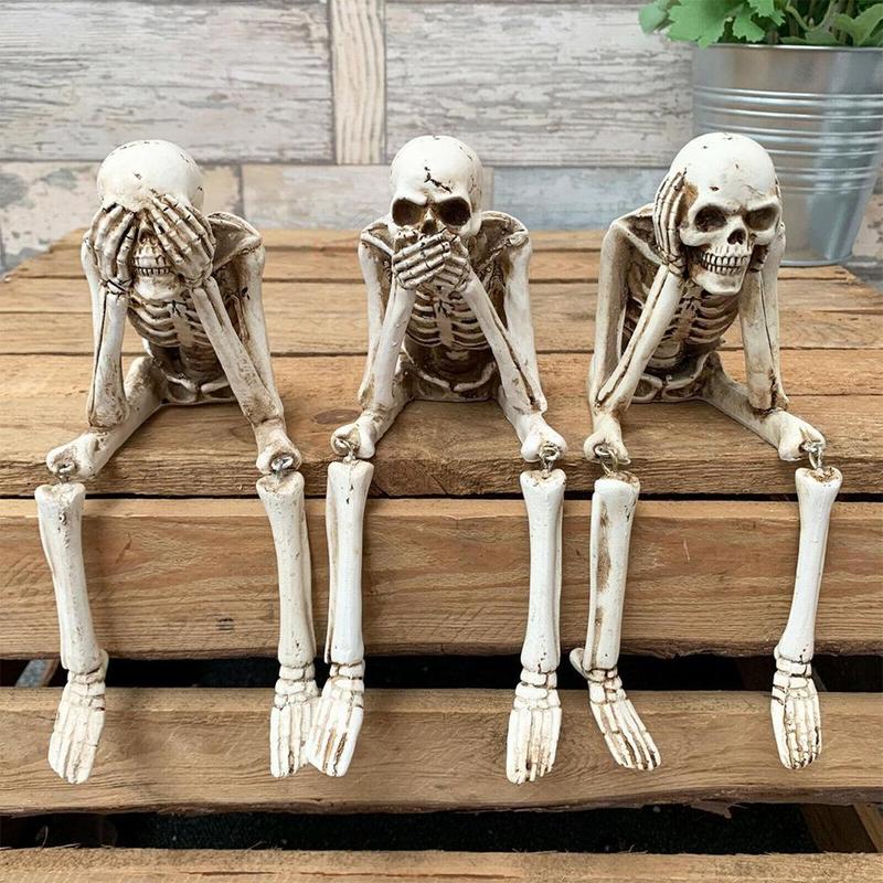 🎃👻💀Halloween Fireplace Simulation Skull Combination - Image 8