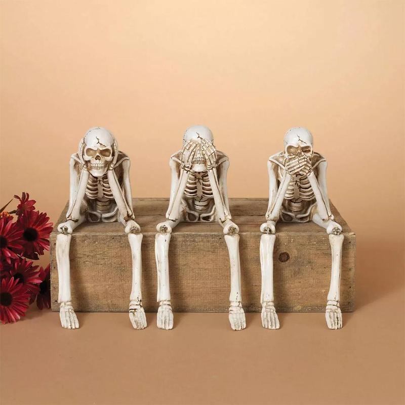 🎃👻💀Halloween Fireplace Simulation Skull Combination - Image 9