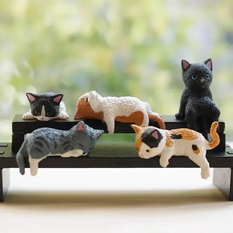 Hand-Painted Mini Cat Desk Figurines 😺 - Image 2
