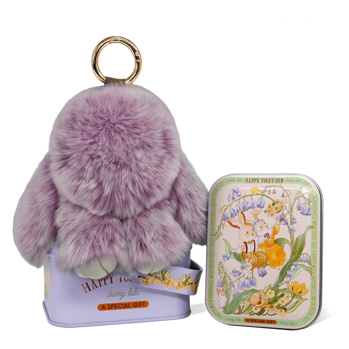 Handcrafted Soft Bunny Charm: Adorable Plush Rabbit Toy Keychain - Image 18