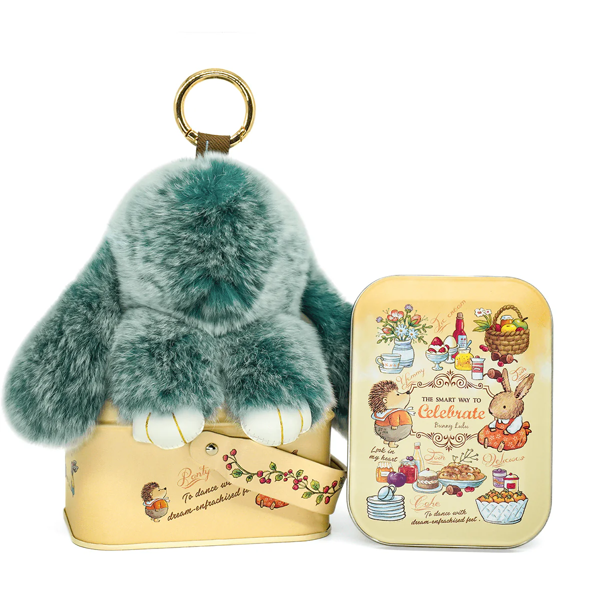 Handcrafted Soft Bunny Charm: Adorable Plush Rabbit Toy Keychain - Image 20