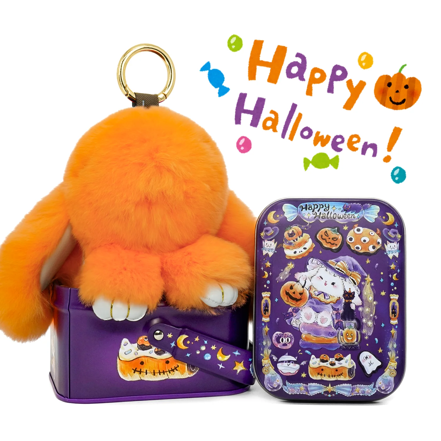 Handcrafted Soft Bunny Charm: Adorable Plush Rabbit Toy Keychain - Image 5
