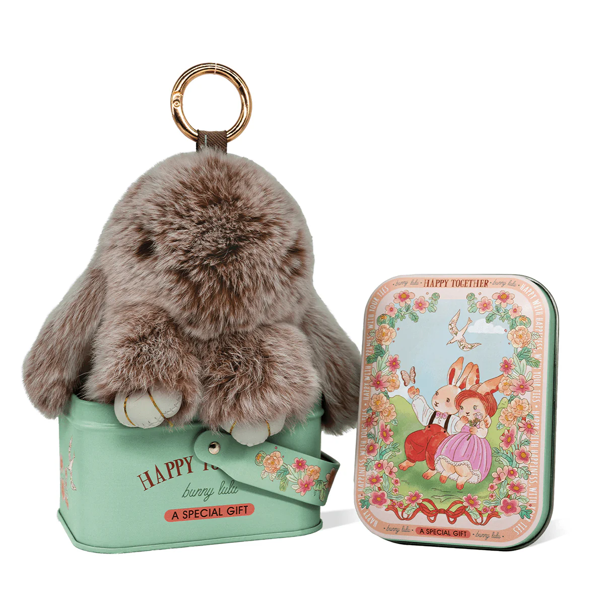 Handcrafted Soft Bunny Charm: Adorable Plush Rabbit Toy Keychain - Image 9