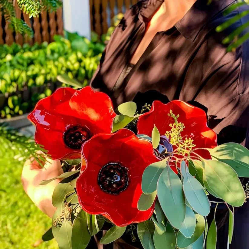 Everlasting Garden Blooms - Handmade  Metal Flower Garden Stake - Image 6