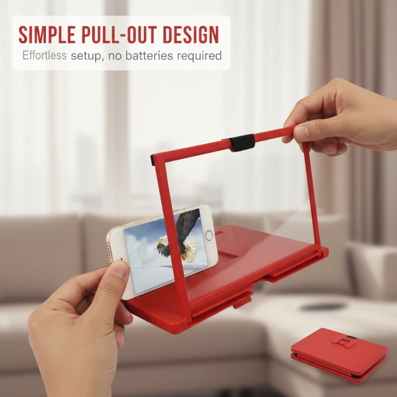 Ease Eye Strain, Make Screen “Bigger” | HD Phone Magnifier for Easier Viewing - Image 5