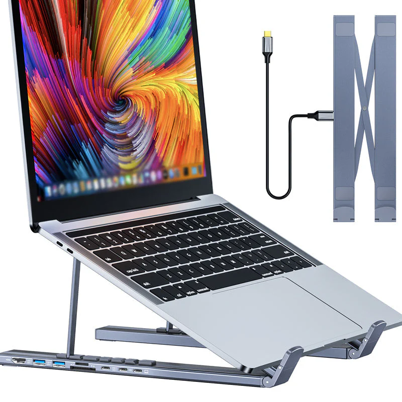 Limited-time offer-USB-C Docking Station Laptop Stand with 4K HDMI - Image 8