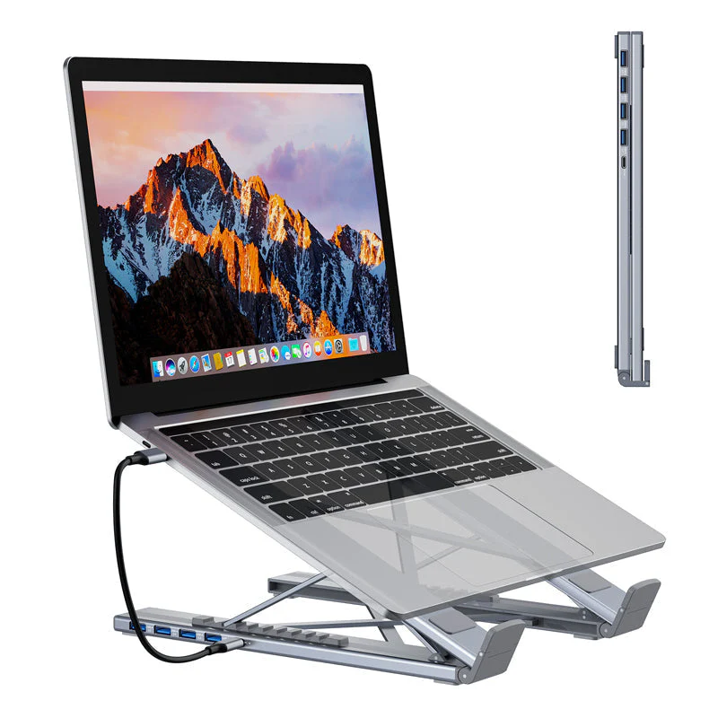 Limited-time offer-USB-C Docking Station Laptop Stand with 4K HDMI - Image 9