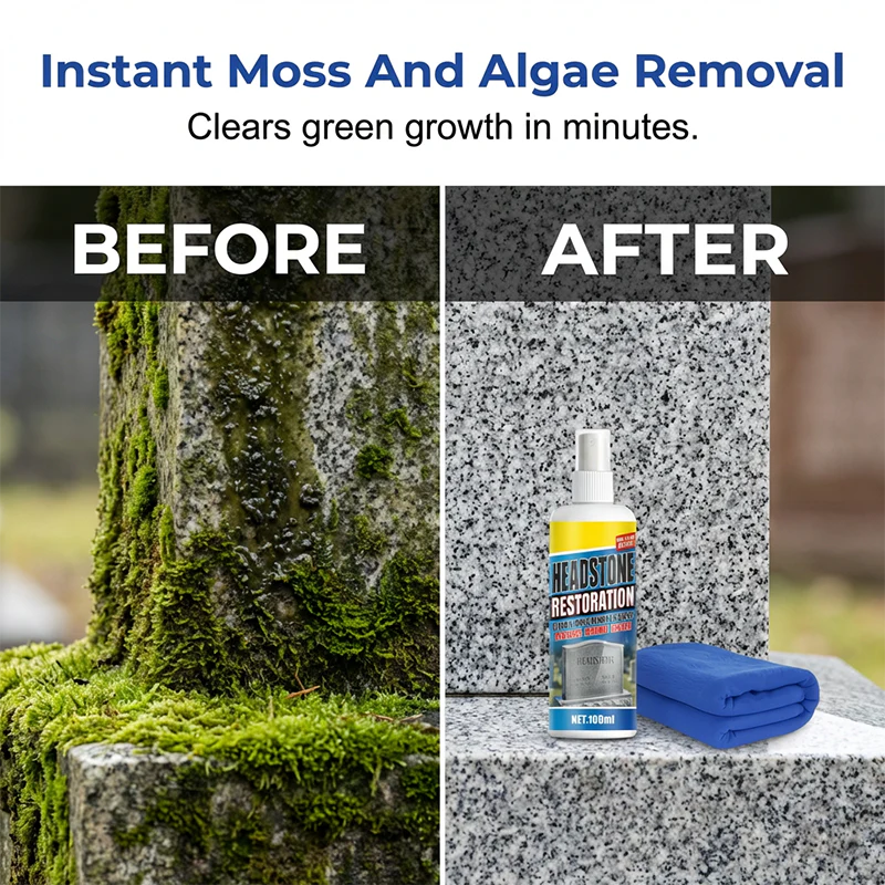 Headstone Restoration & Cleaning Spray - Image 3