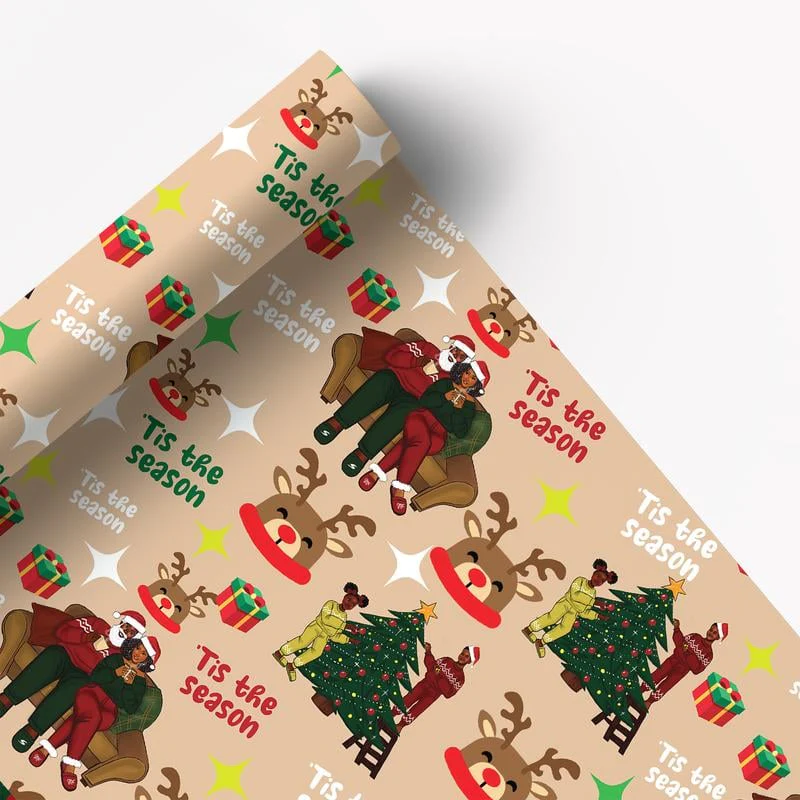 🎄⏰Christmas Flash Sales 50% OFF🎅🏾🤶🏾Christmas Wrapping paper - Image 3