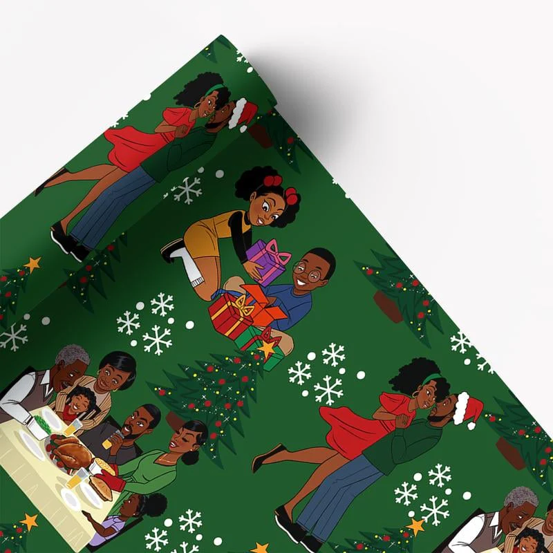 🎄⏰Christmas Flash Sales 50% OFF🎅🏾🤶🏾Christmas Wrapping paper - Image 4