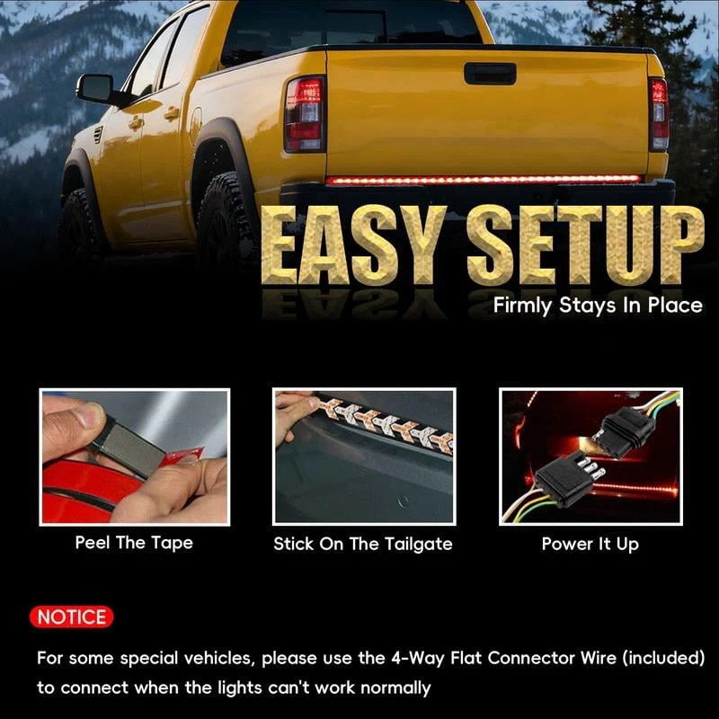 60-Inch LED Tailgate Light Bar Strip - Image 4