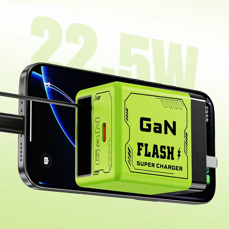 W&O 2-in-1 GaN Compatible with 20W Fast Charger - Image 5