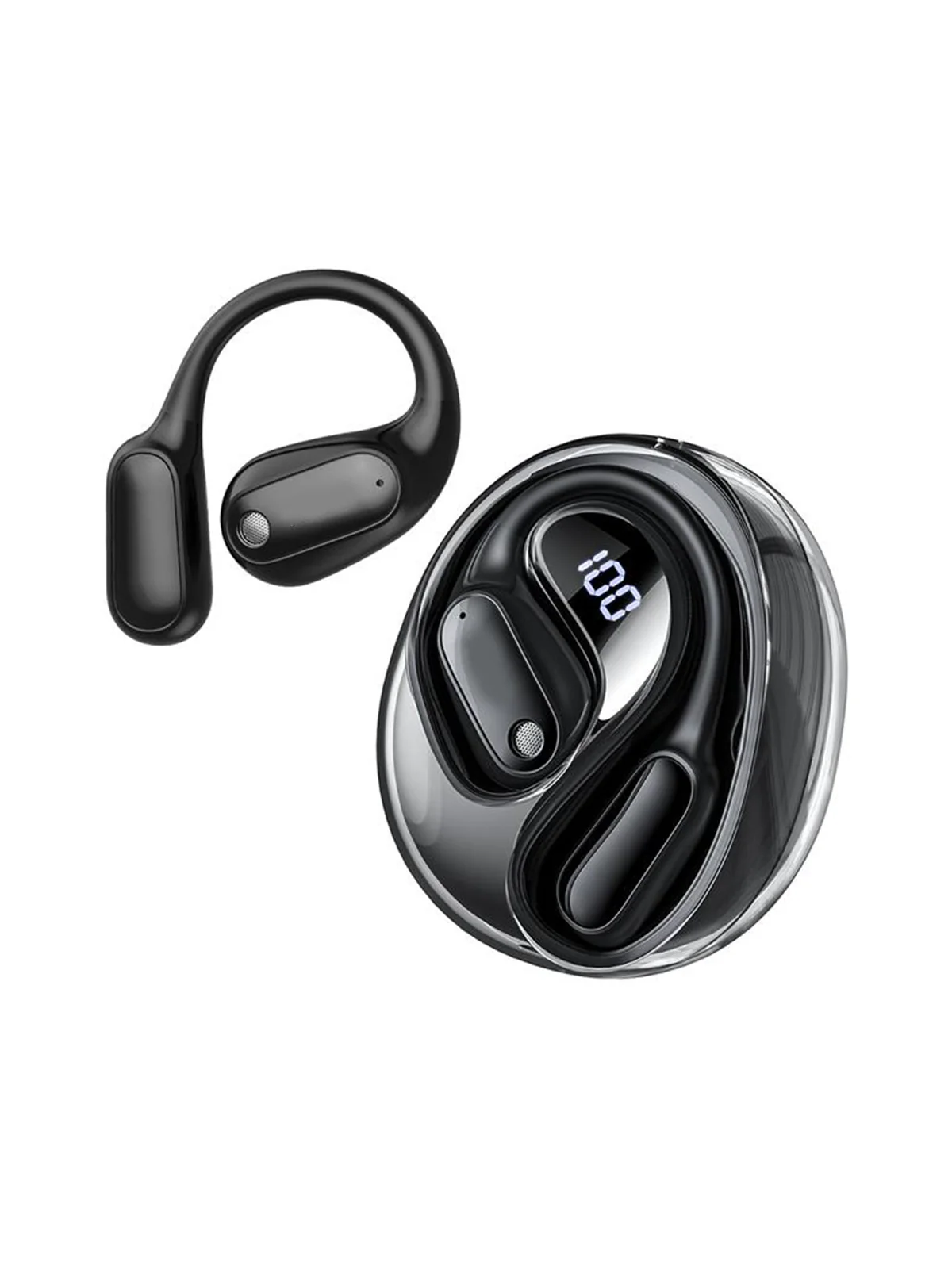 Wireless Bluetooth Earphones – Long Battery, Call & Music, LED Display, AI Translation - Image 9