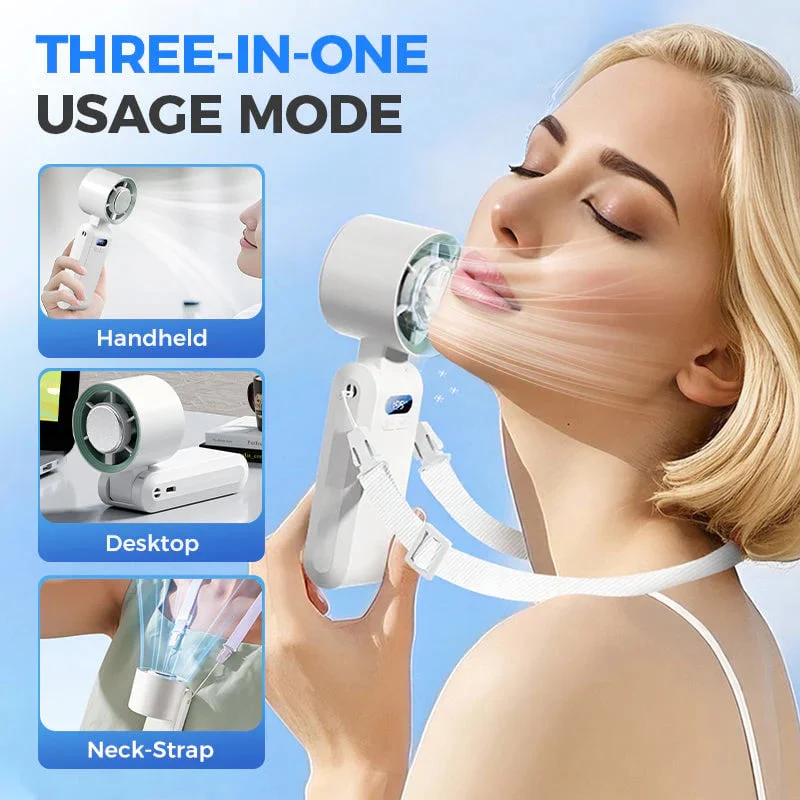 🔥🔥2026 Flagship 5-in-1 Foldable Handheld Cooling Fan - Image 3