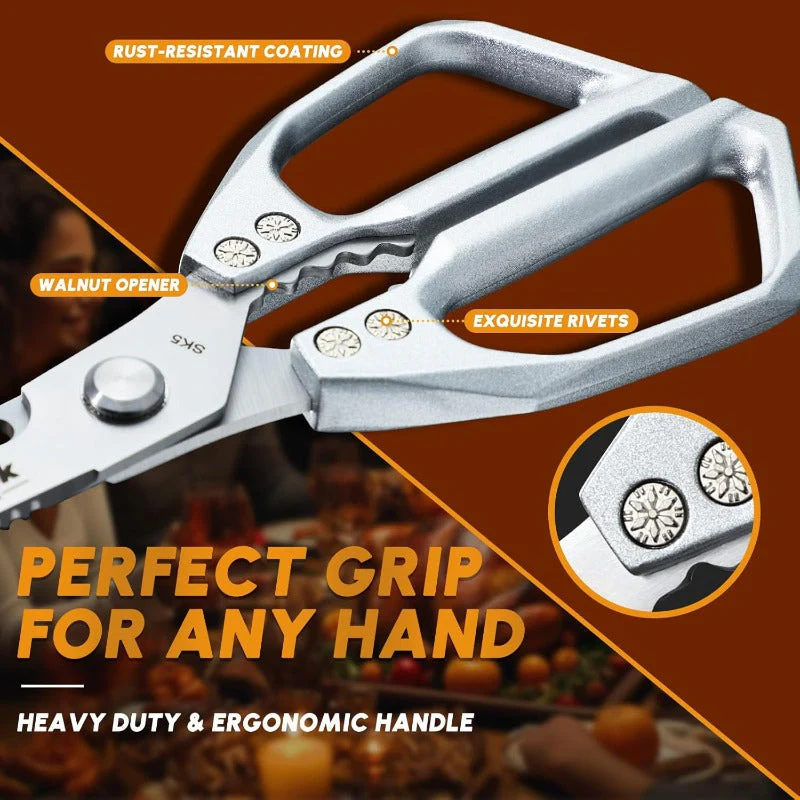 Japanese Steel 7-in-1 Multifunction Kitchen Shears - Image 5