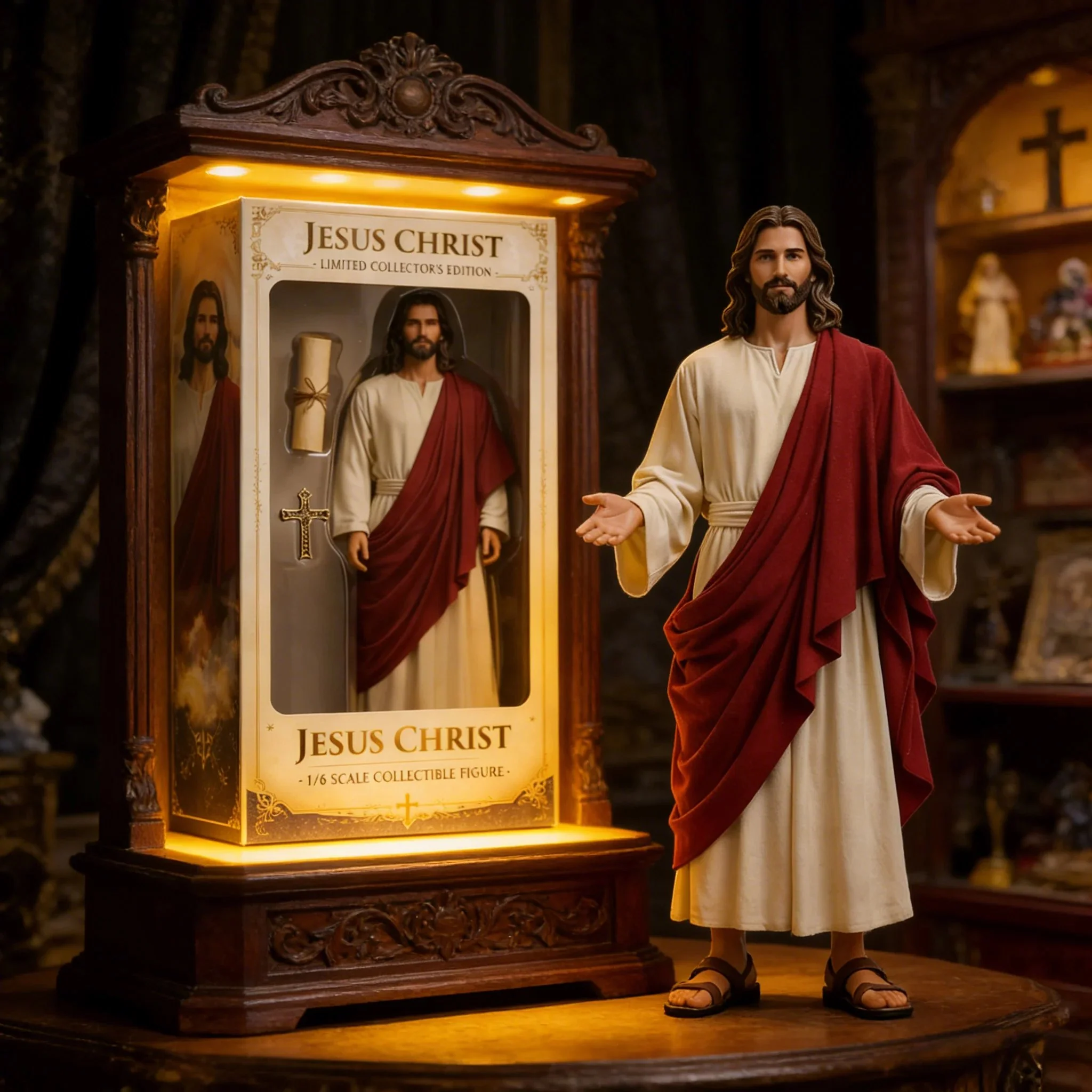 Handcrafted Jesus Figure – A Daily Reminder of Faith, Peace & Comfort - Image 3