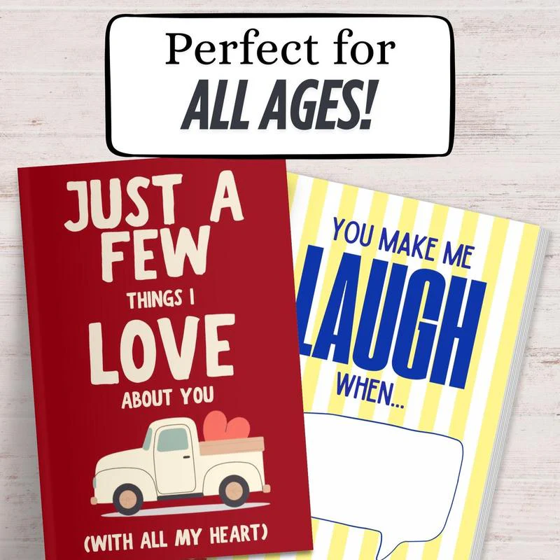 Just A Few Things I Love About You (With All My Heart) Fill In The Blank Gift Book - Image 4