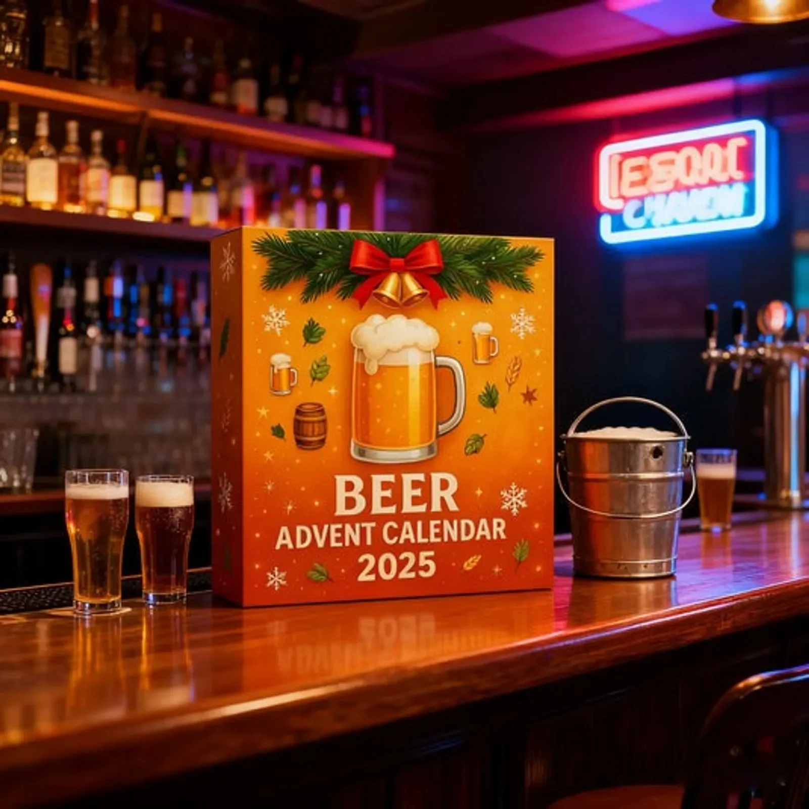 2025 Holiday Beer Ornament Calendar – 24 Mini Surprises - Image 3
