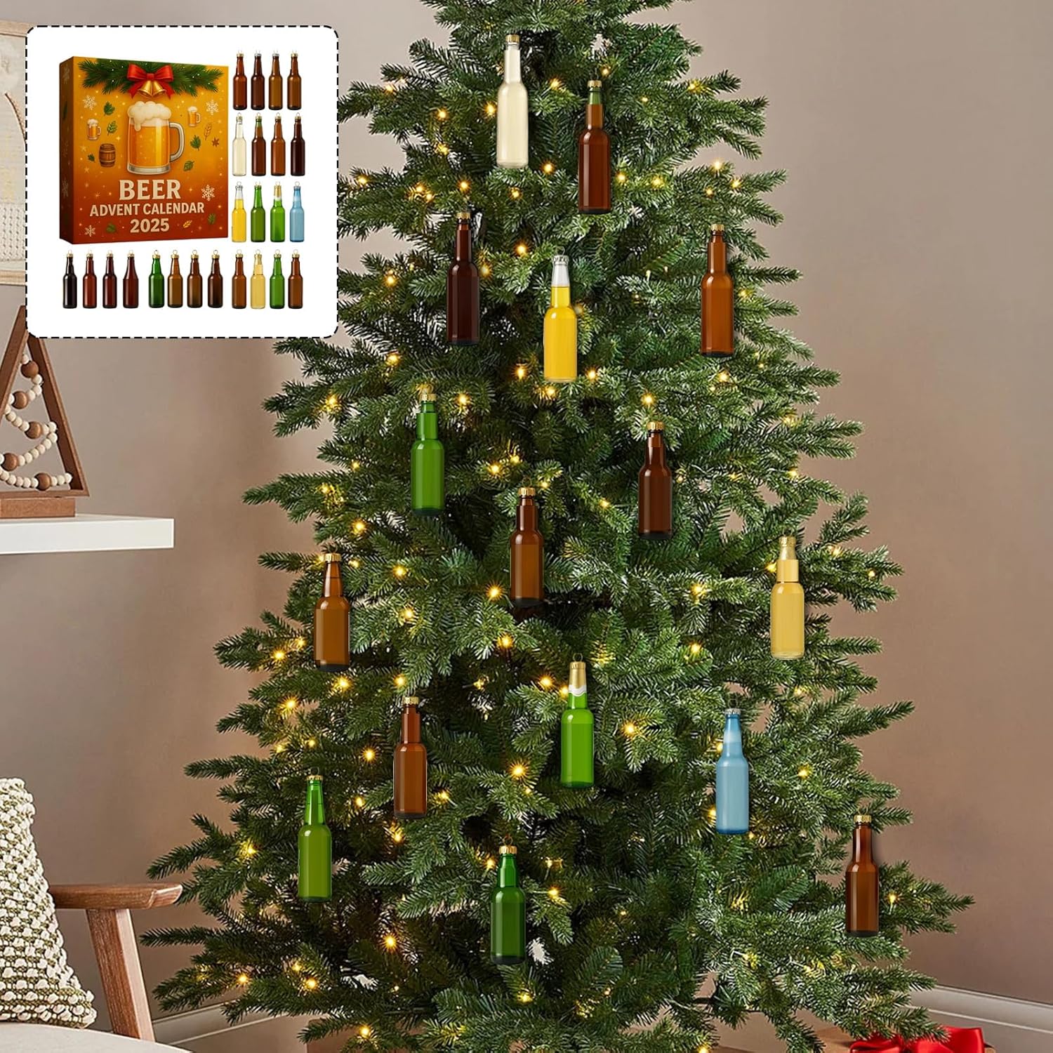 2025 Holiday Beer Ornament Calendar – 24 Mini Surprises - Image 4