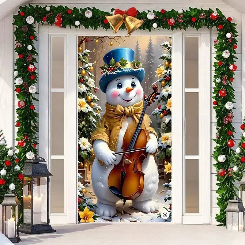 ๐๐2025 Christmas and Halloween front door decoration - Image 10