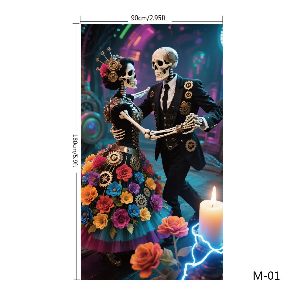 ๐๐2025 Christmas and Halloween front door decoration - Image 11