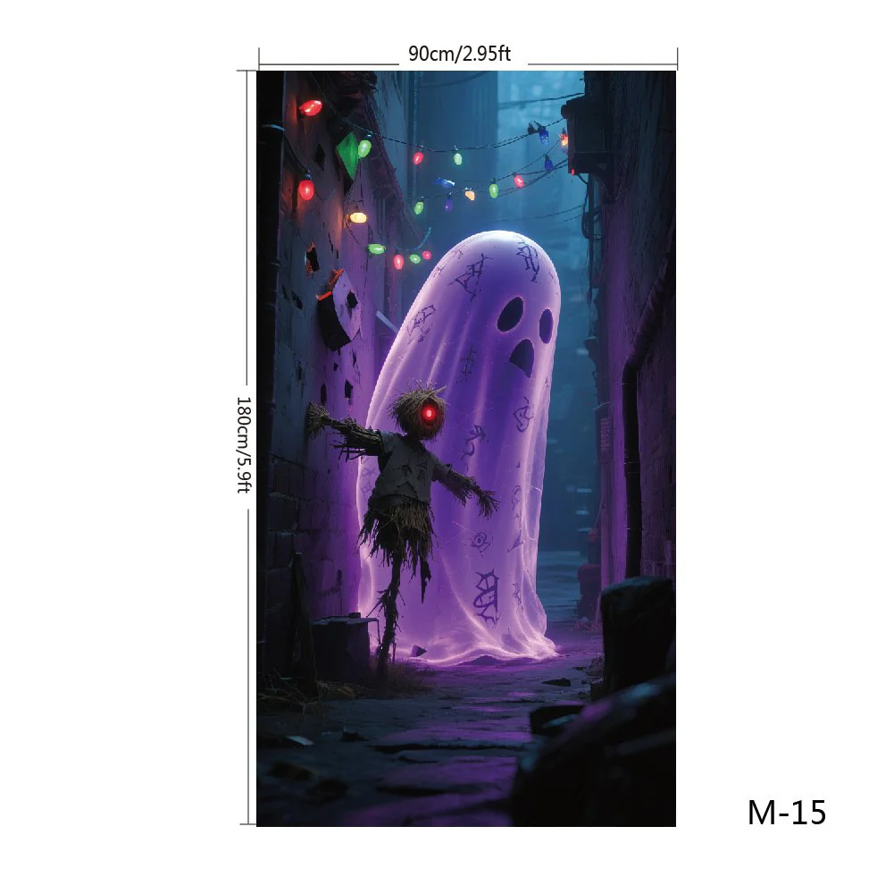 ๐๐2025 Christmas and Halloween front door decoration - Image 15