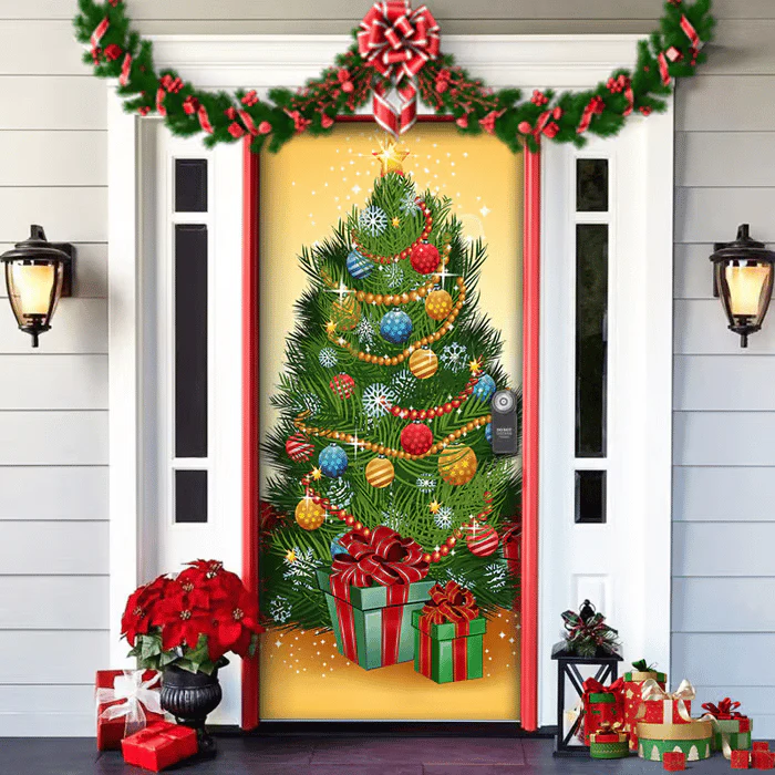 ๐๐2025 Christmas and Halloween front door decoration - Image 3