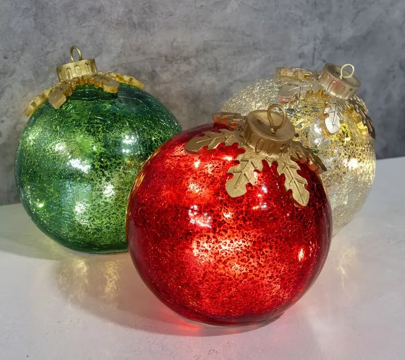 🎅Glass Tabletop Christmas Ornaments🔔🎁 - Image 3