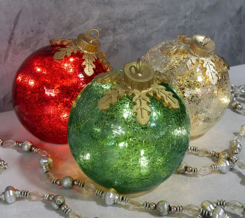 🎅Glass Tabletop Christmas Ornaments🔔🎁 - Image 5
