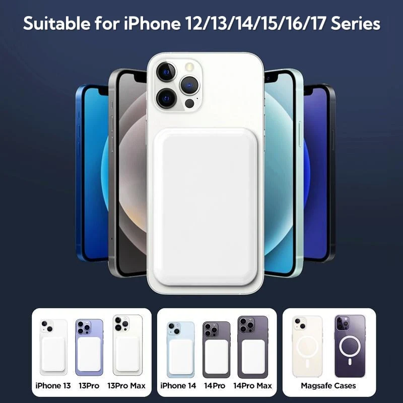 🔋 Magnetic Wireless Power Bank for iPhone – 5000mAh - Image 4