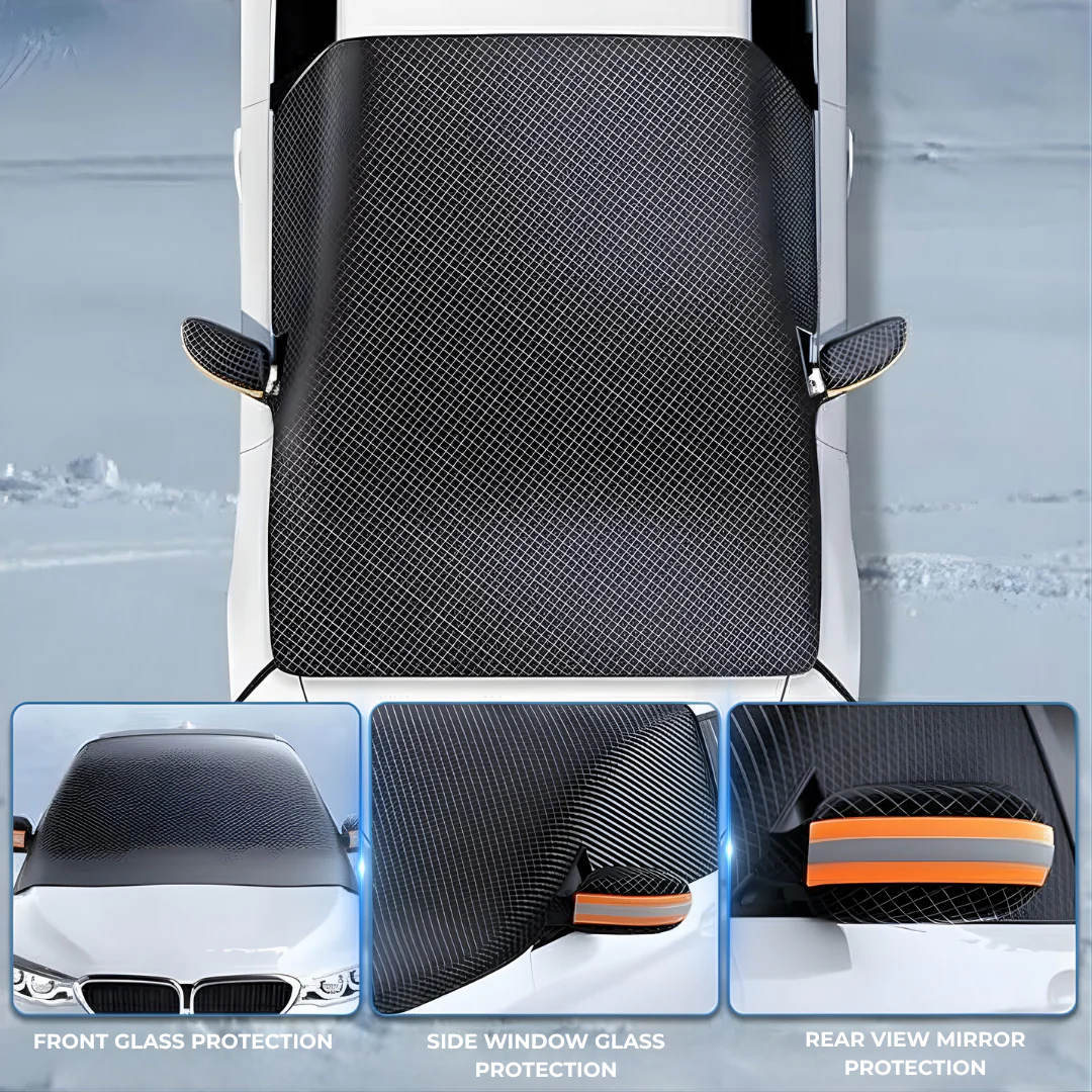 Magnetic Car Windshield Snow Cover - Windshield Cover for Ice and Snow - Image 4