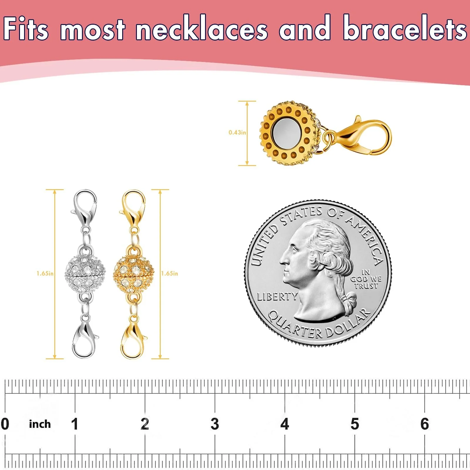 🔥Magnetic Necklace Clasps and Closures - Image 2
